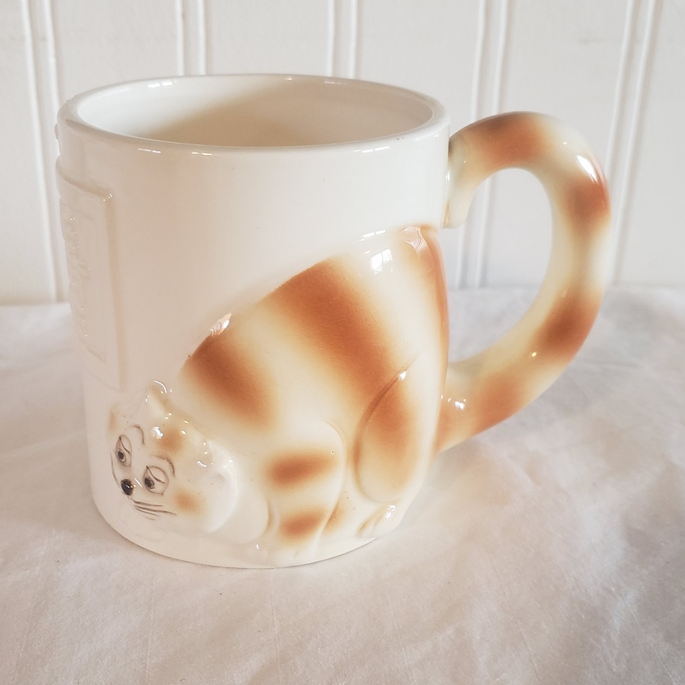 Vintage Quon-Quon "Home Sweet Home" Cat & Mouse Mug